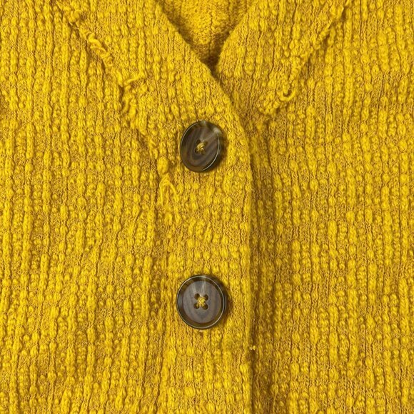 Two Vince Camuto Sweater Womens Small Gold Long Sleeve Button - Picture 6 of 9